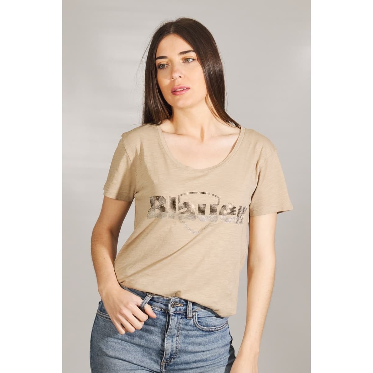 Women's T-Shirts Blauer Brown