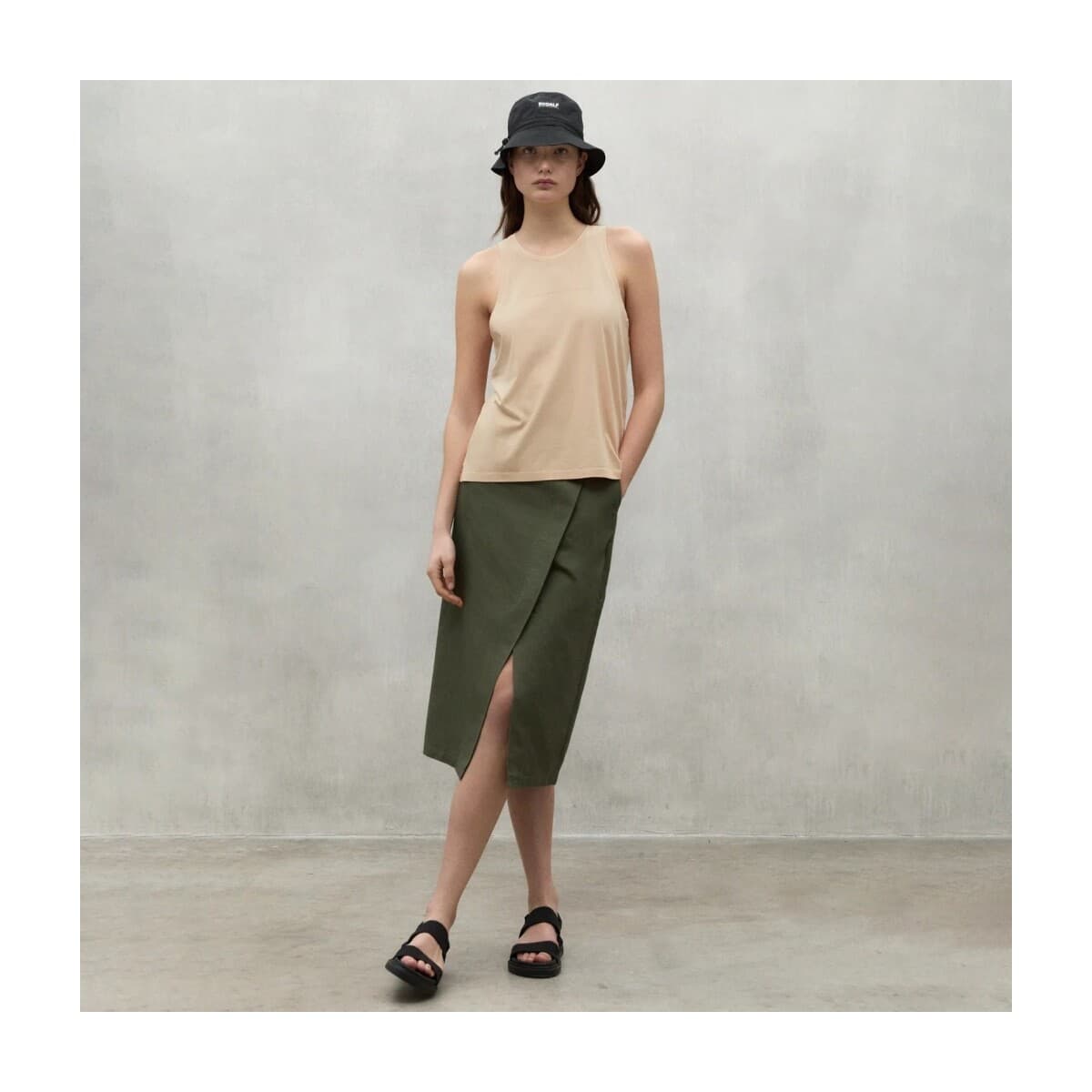 Women's T-Shirts Ecoalf Brown