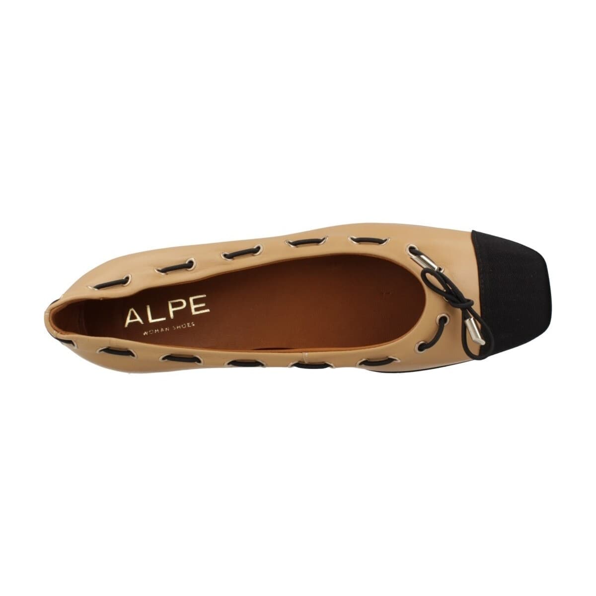 Women's Ballet Flats Alpe Brown