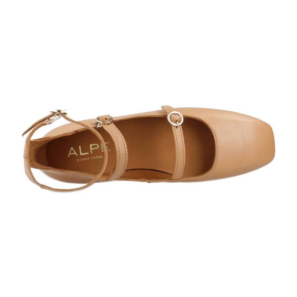 Women's Ballet Flats Alpe Brown