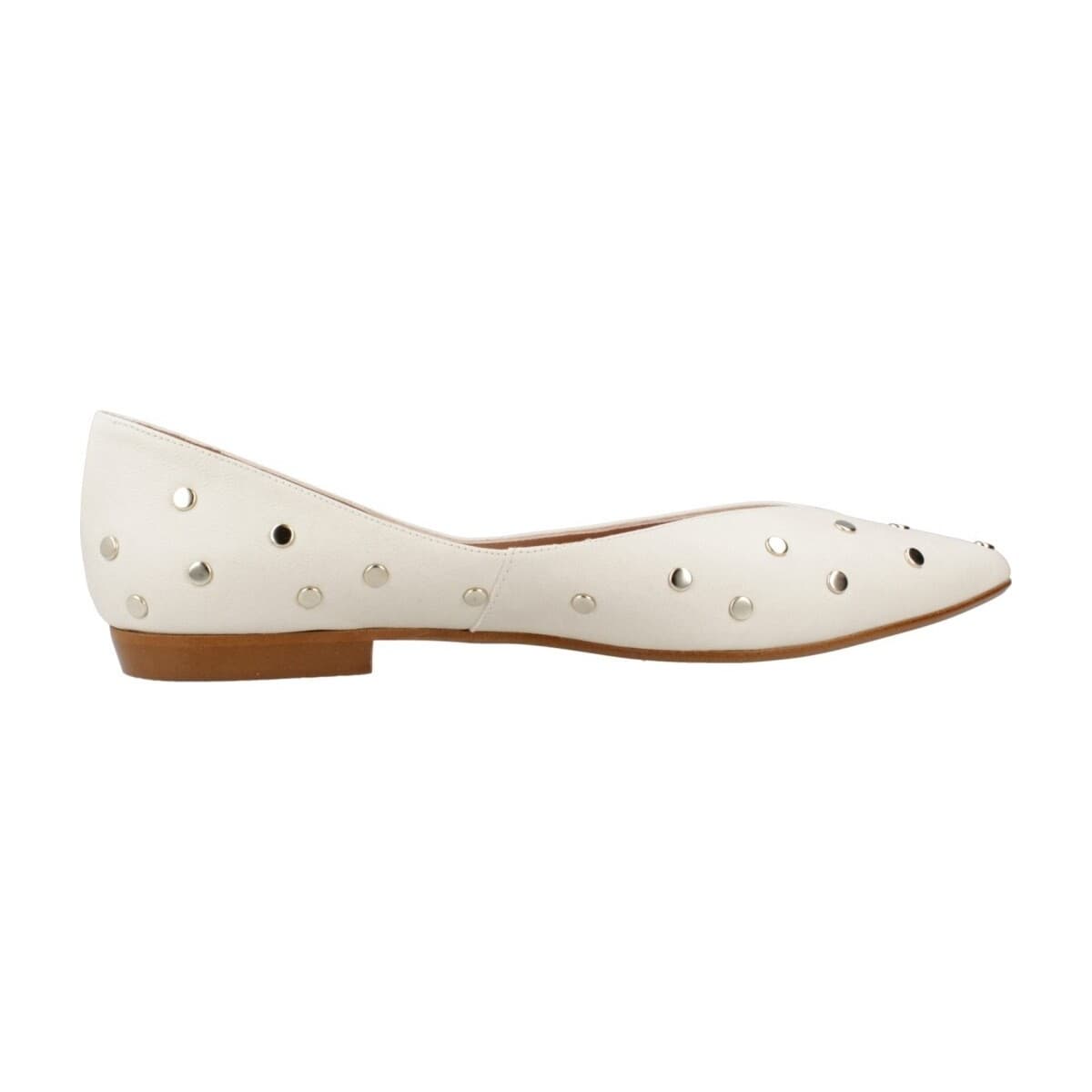 Women's Ballet Flats Miuxa White