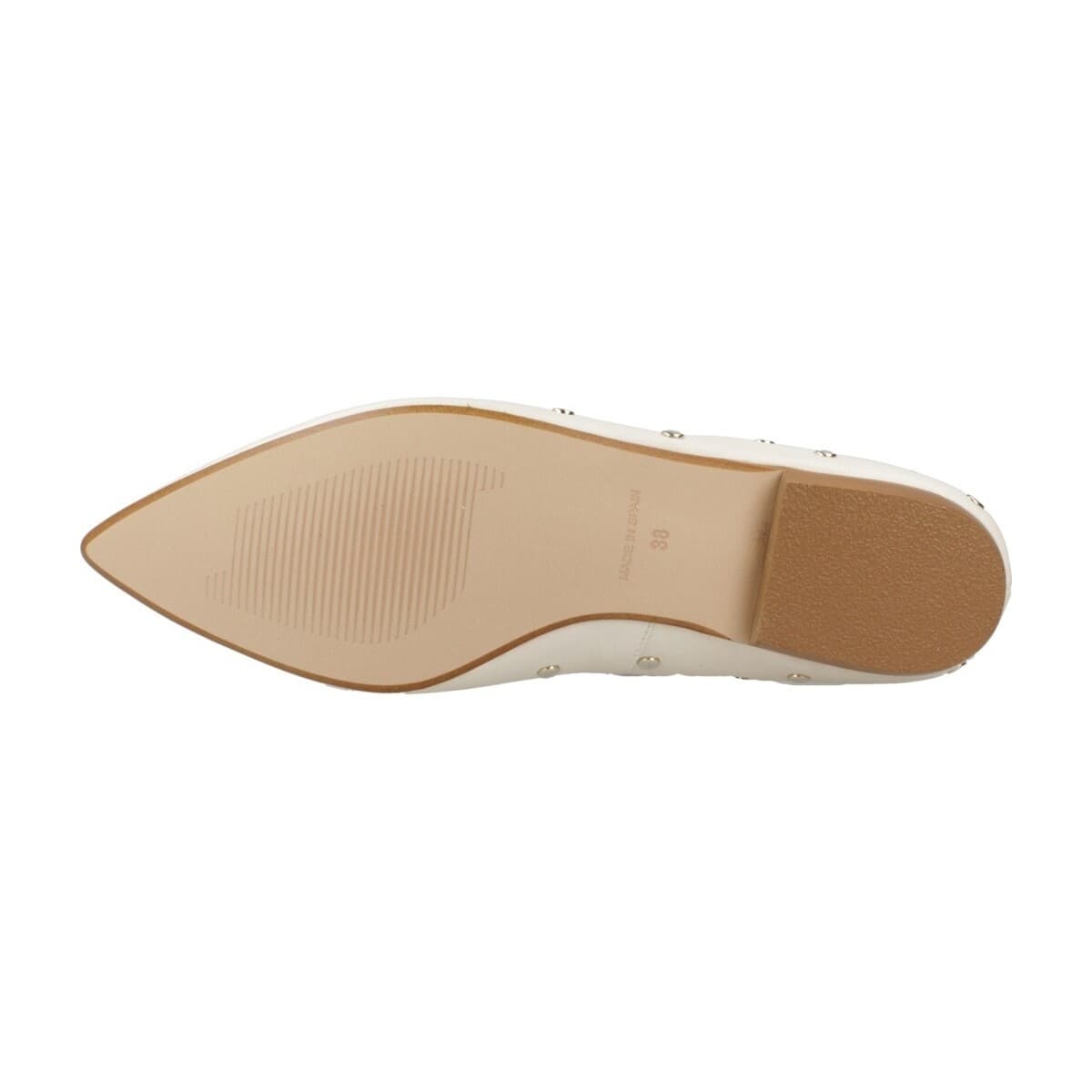 Women's Ballet Flats Miuxa White