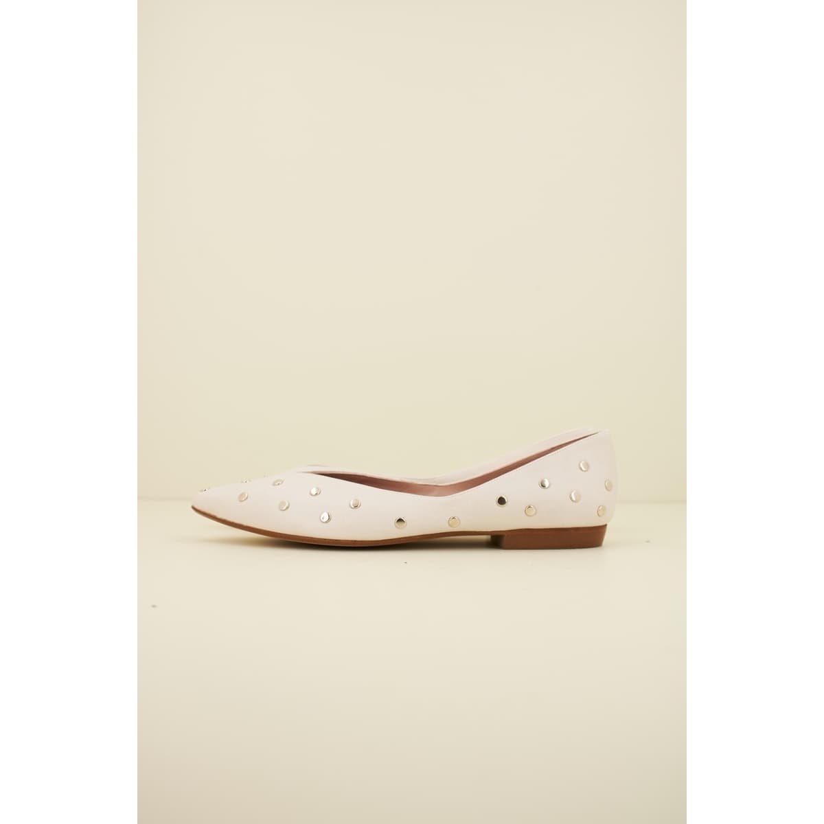 Women's Ballet Flats Miuxa White