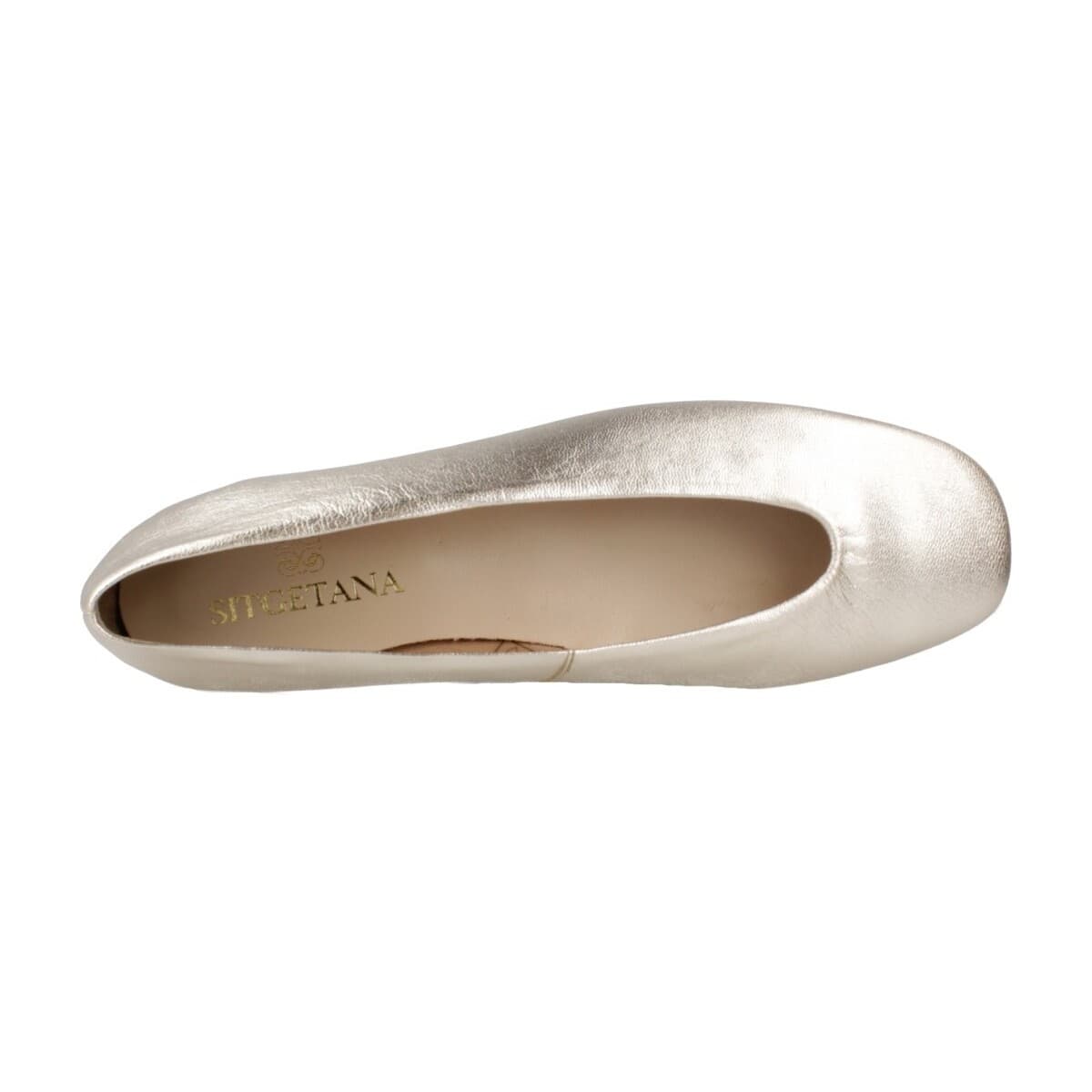Women's Ballet Flats Sitgetana Gold