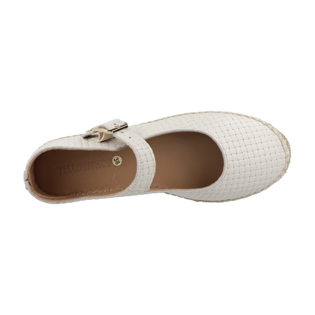 Women's Espadrilles Yellow White