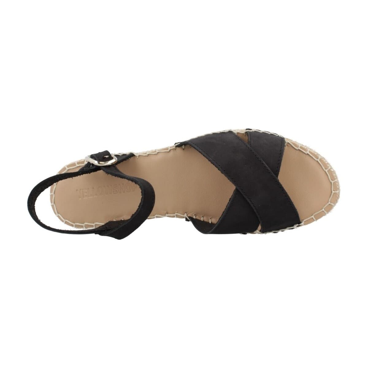 Women's Espadrilles Yellow Black