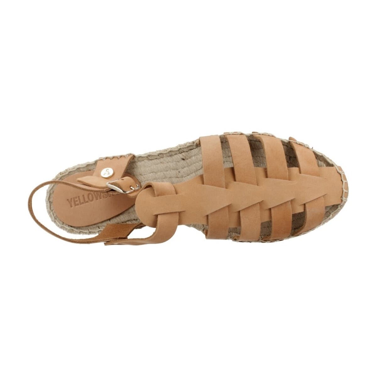 Women's Espadrilles Yellow Brown