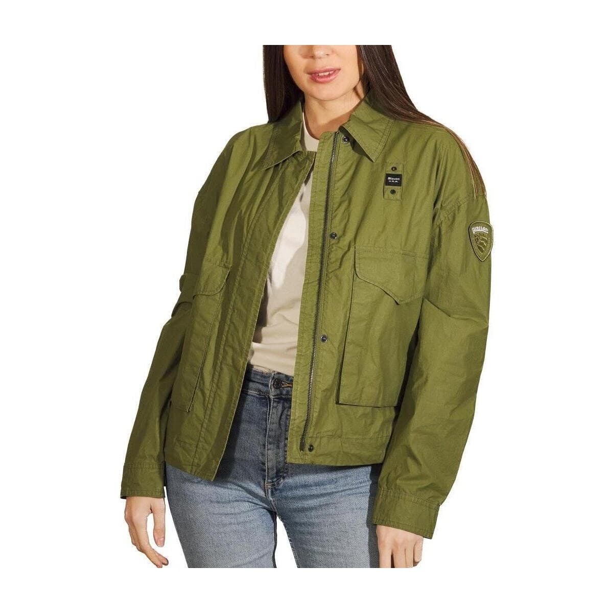 Μπουφάν Blauer Chaqueta Mujer Modèle Giubbini Corti Sfodera