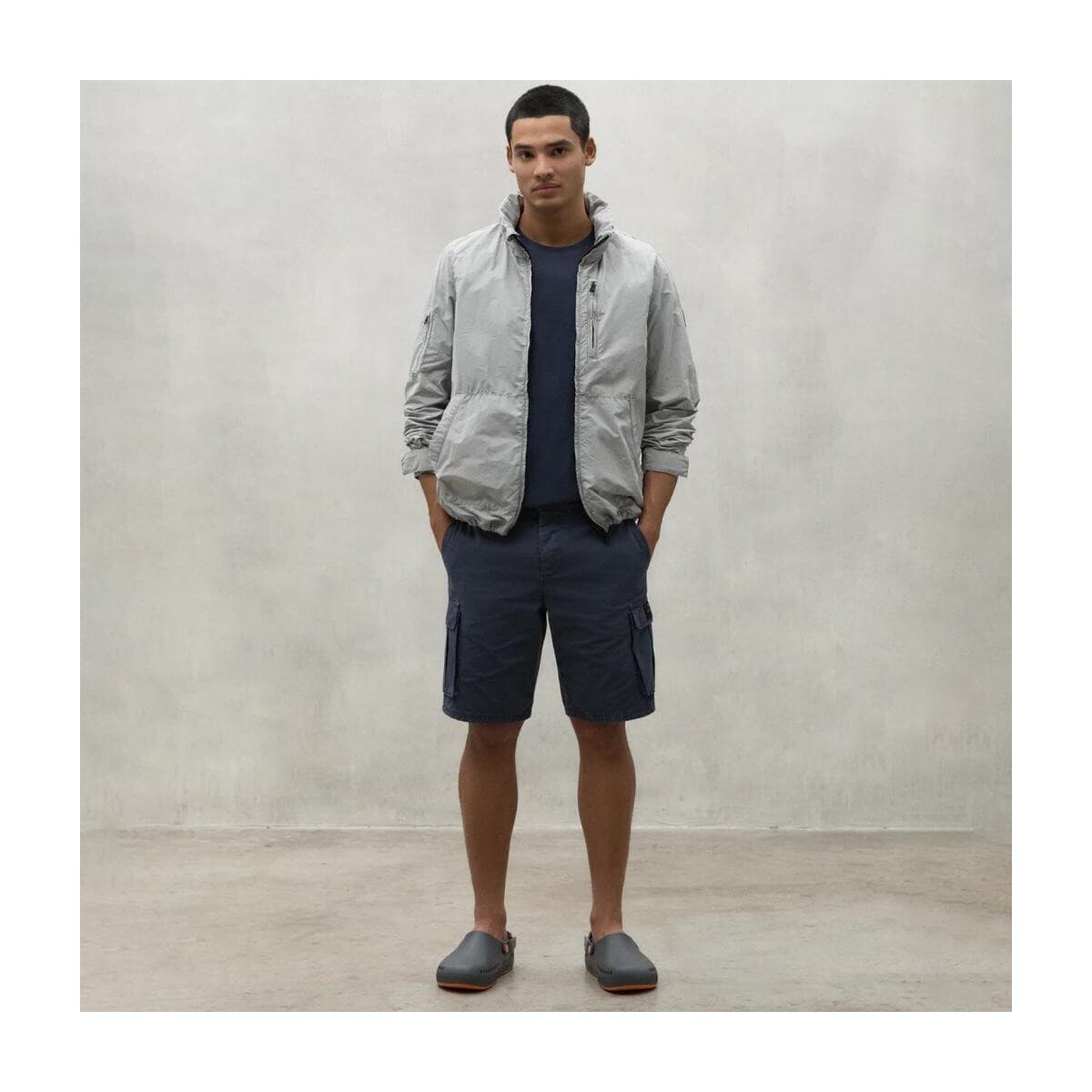 Men's Windbreakers Ecoalf Gray