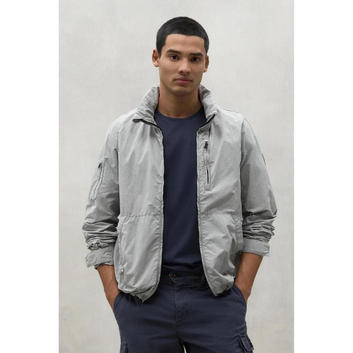 Men's Windbreakers Ecoalf Gray