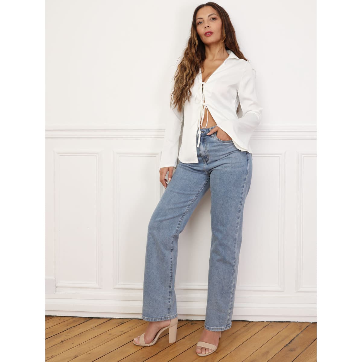 Women's Shirts La Modeuse White