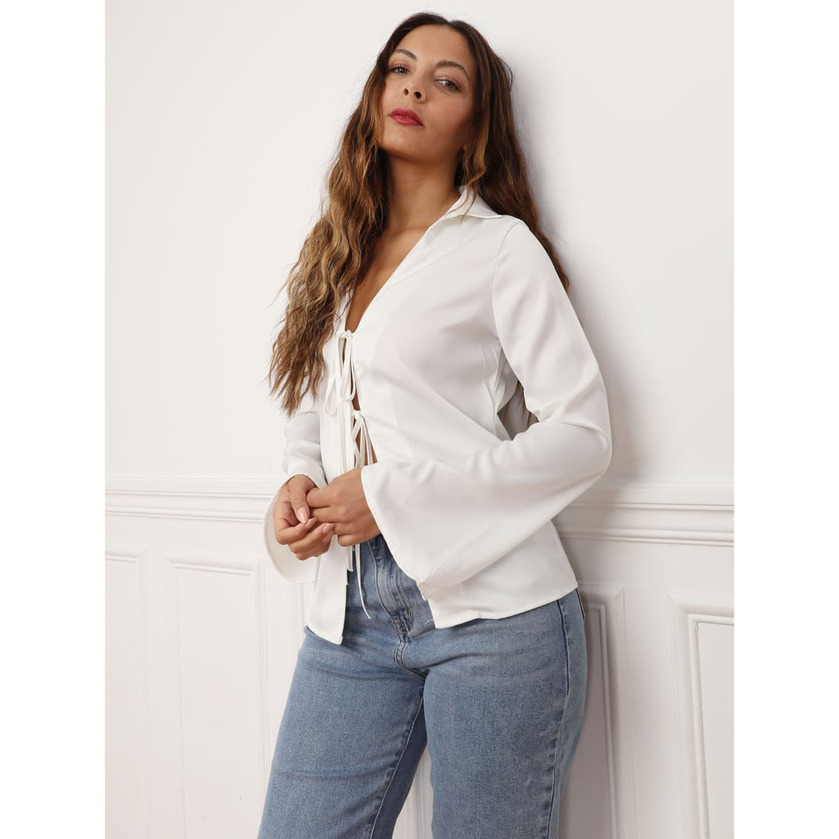 Women's Shirts La Modeuse White