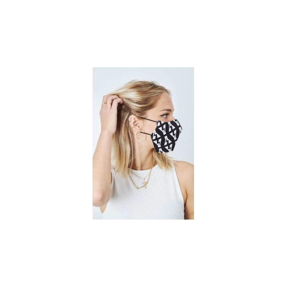 Men's Scarves Yellow White