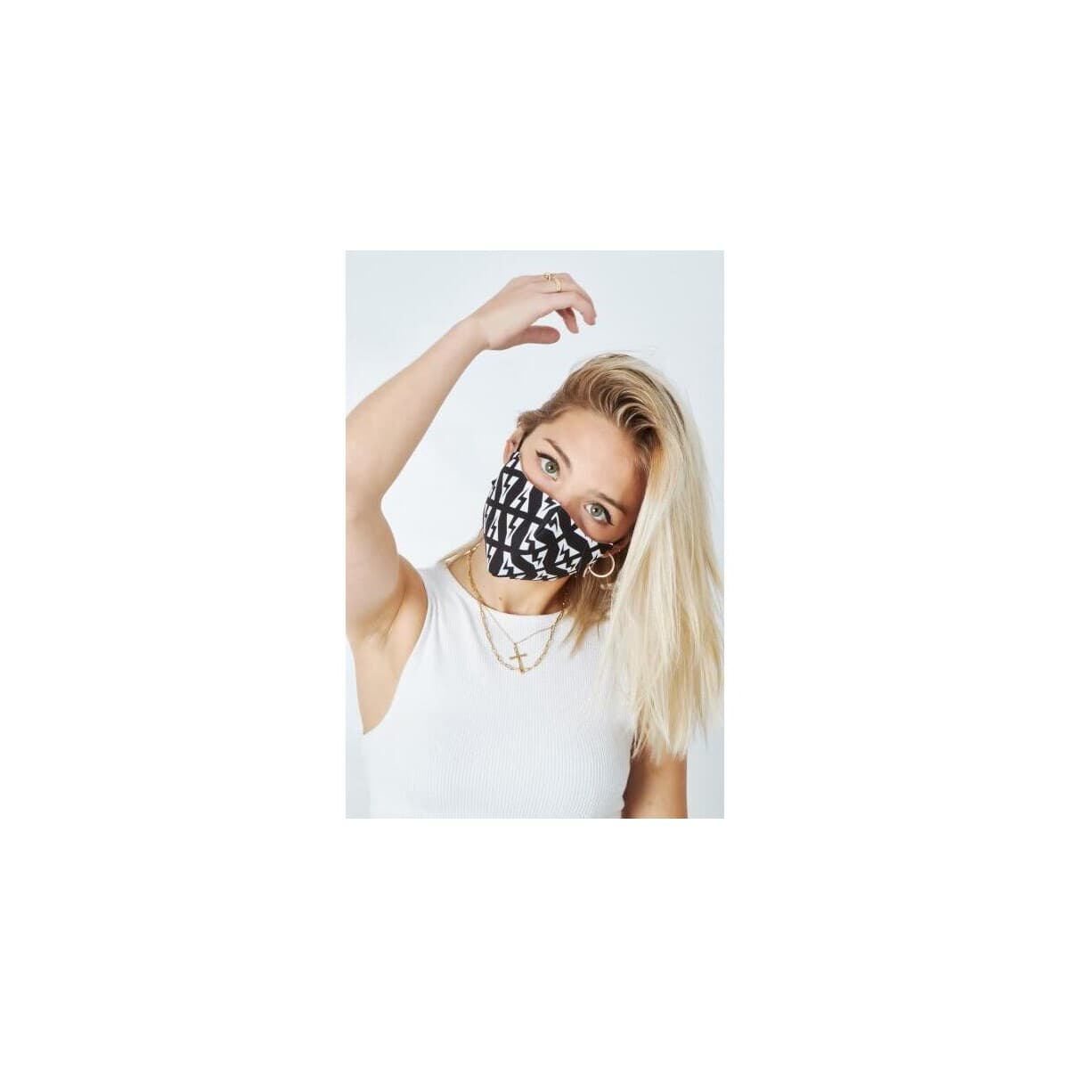 Men's Scarves Yellow White