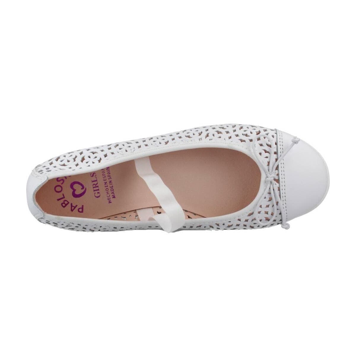 Women's Ballet Flats Pablosky White