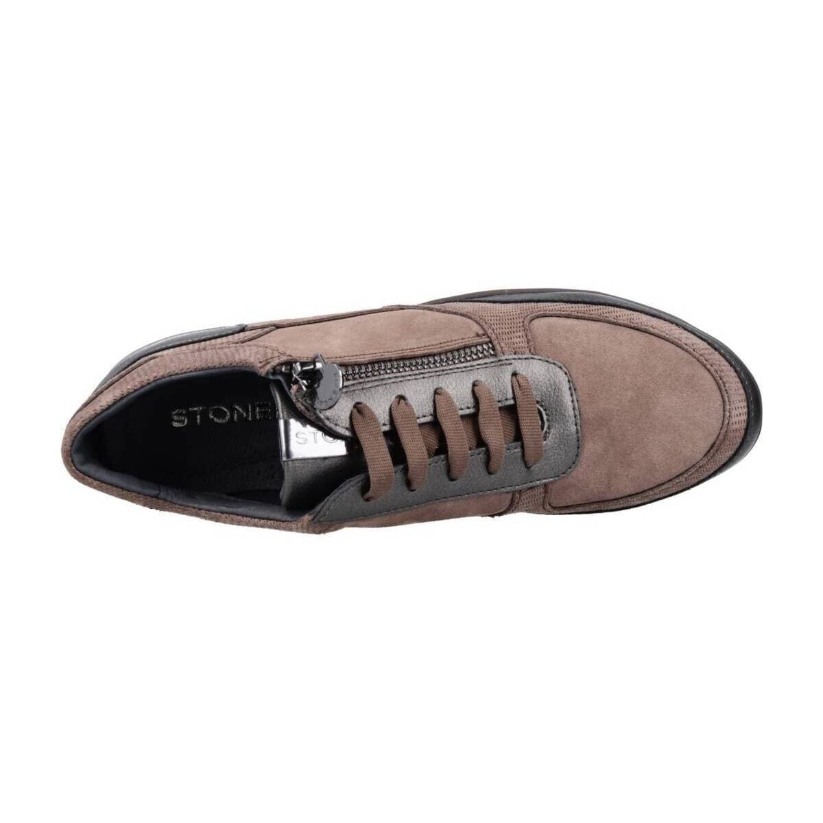Women's Derby Shoes Stonefly Brown