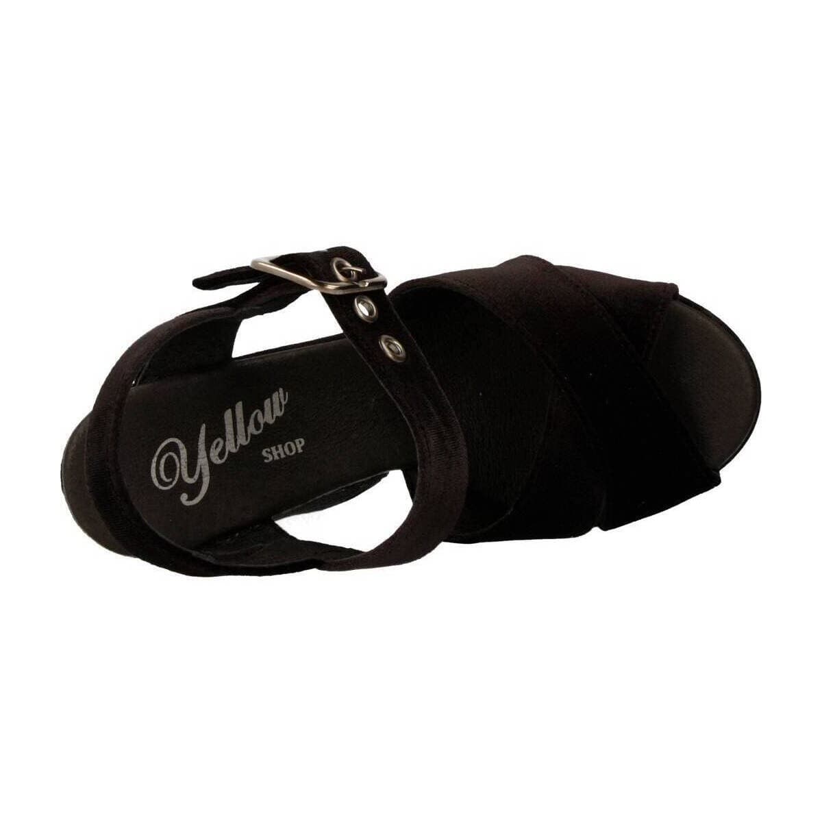 Women's Pumps Yellow Black