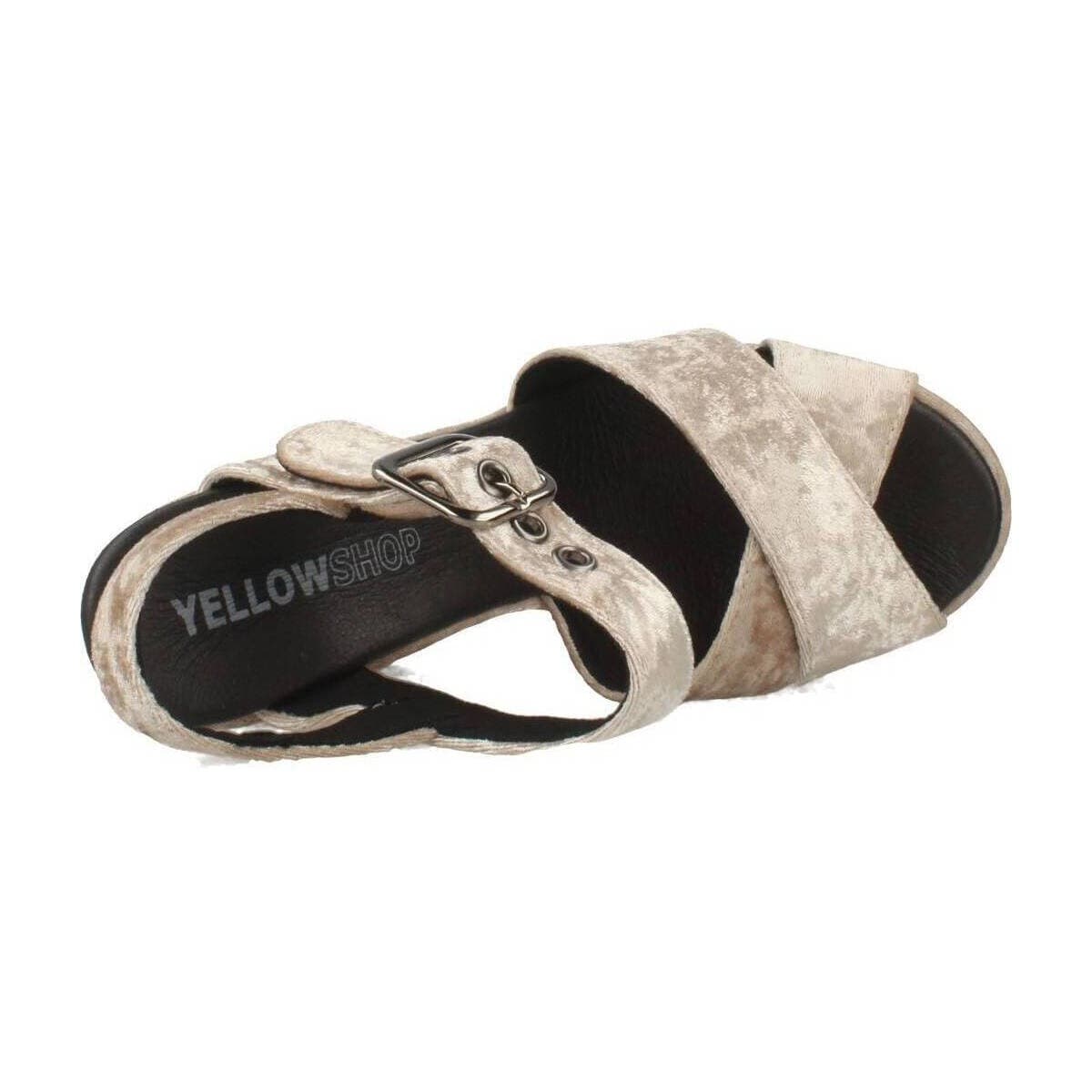 Women's Pumps Yellow Brown