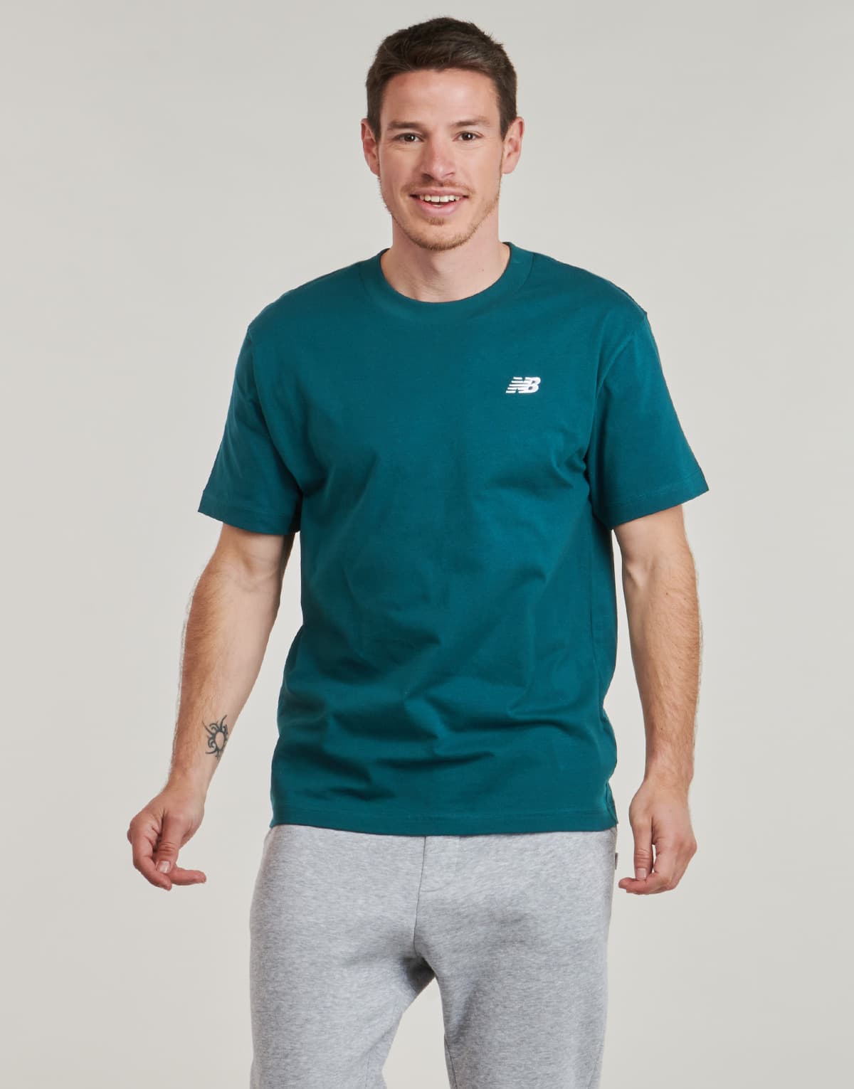 Men's Sports T-Shirts New Balance Green