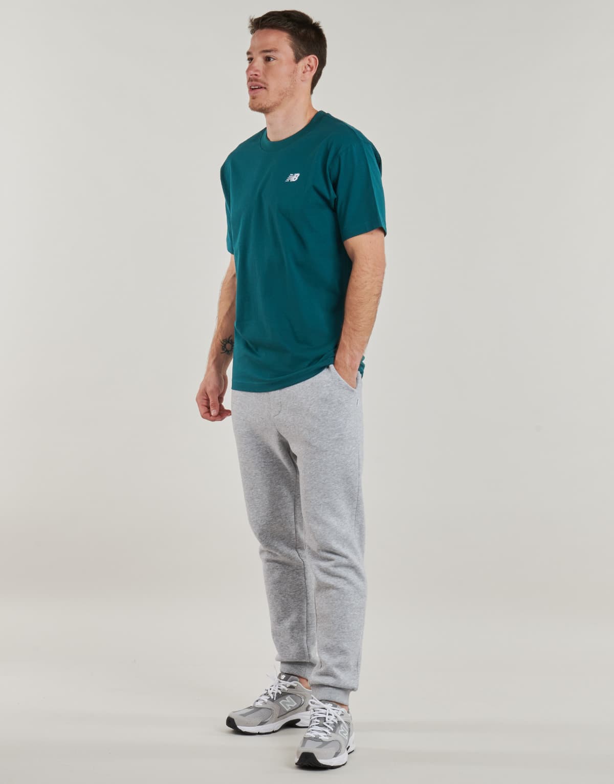 Men's Sports T-Shirts New Balance Green