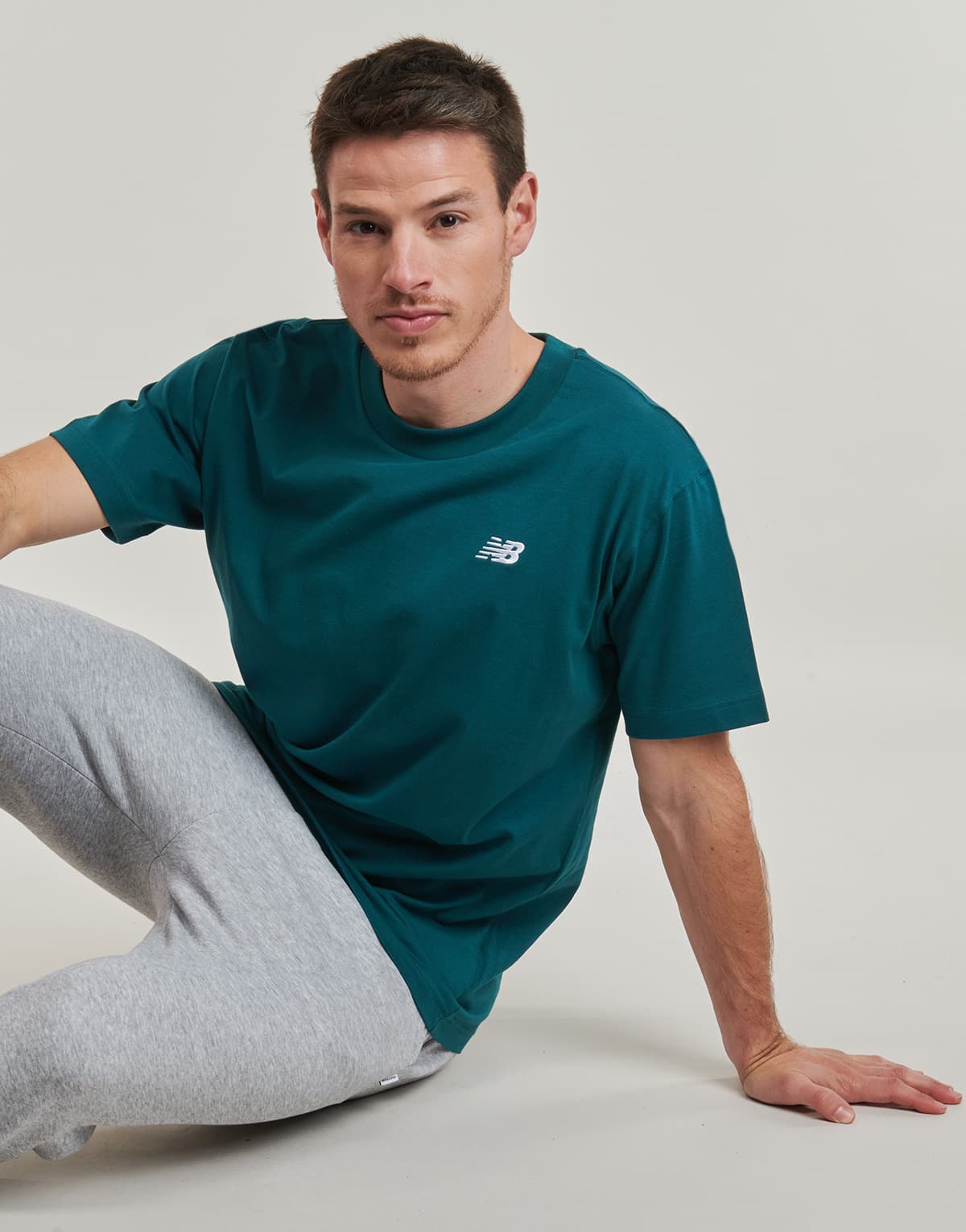 Men's Sports T-Shirts New Balance Green
