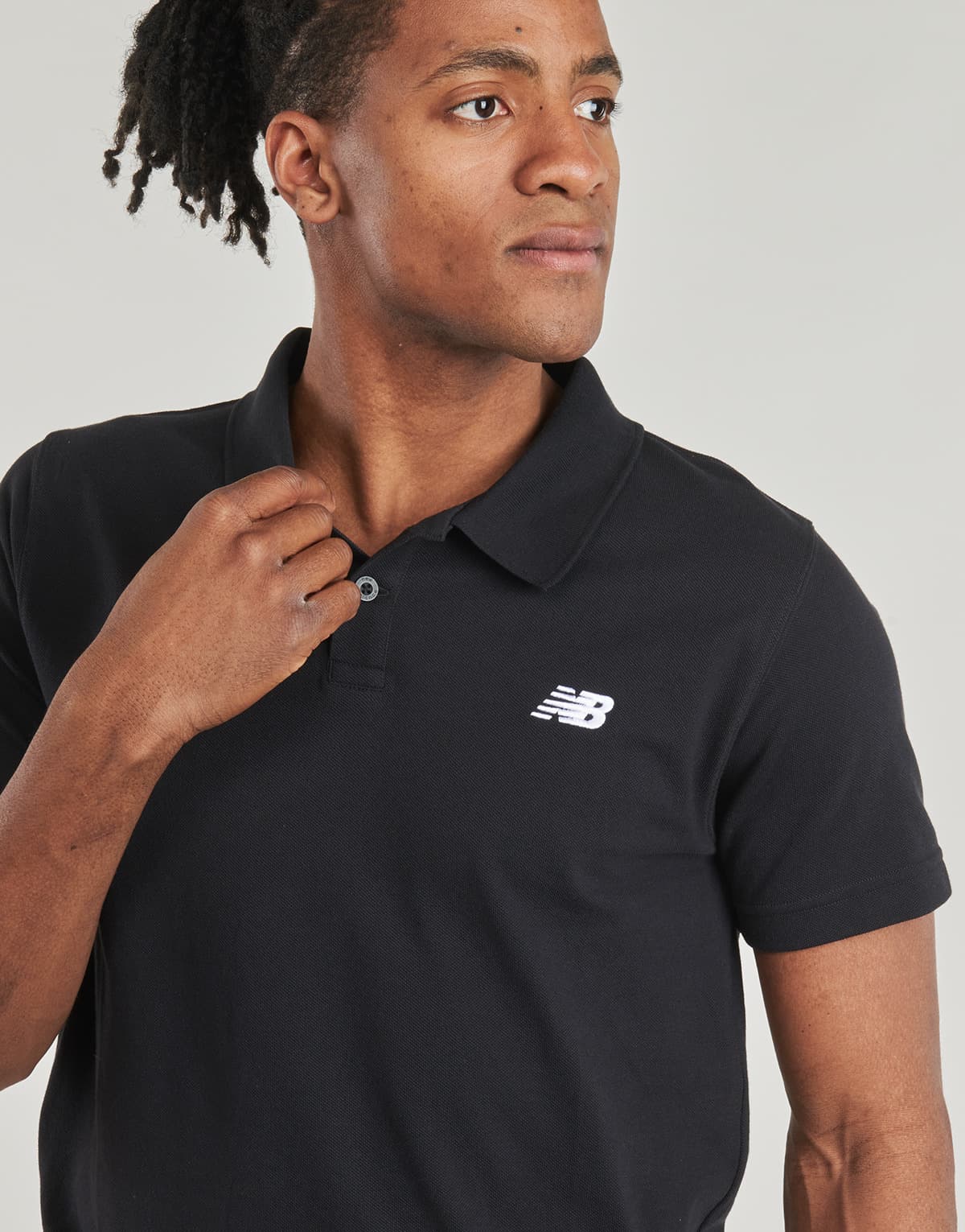 Men's Polo Shirts New Balance Black