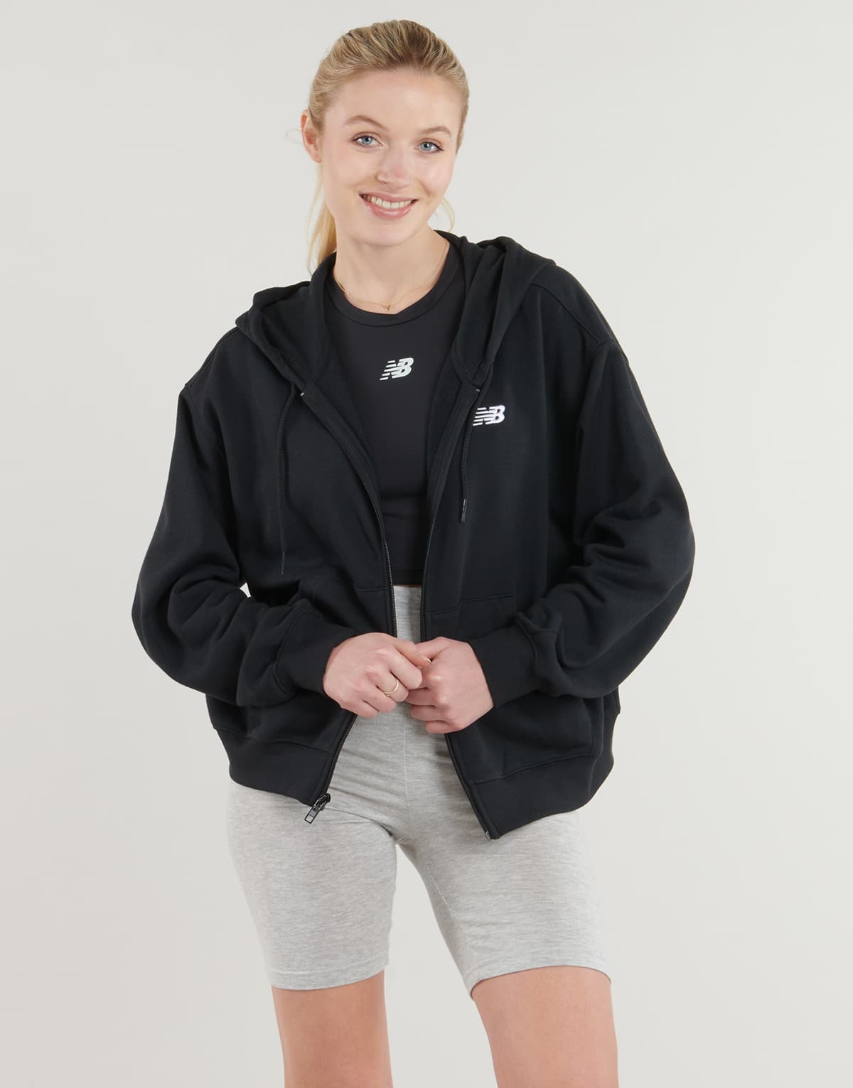 Women's Sports Hoodies & Sweatshirts New Balance Black