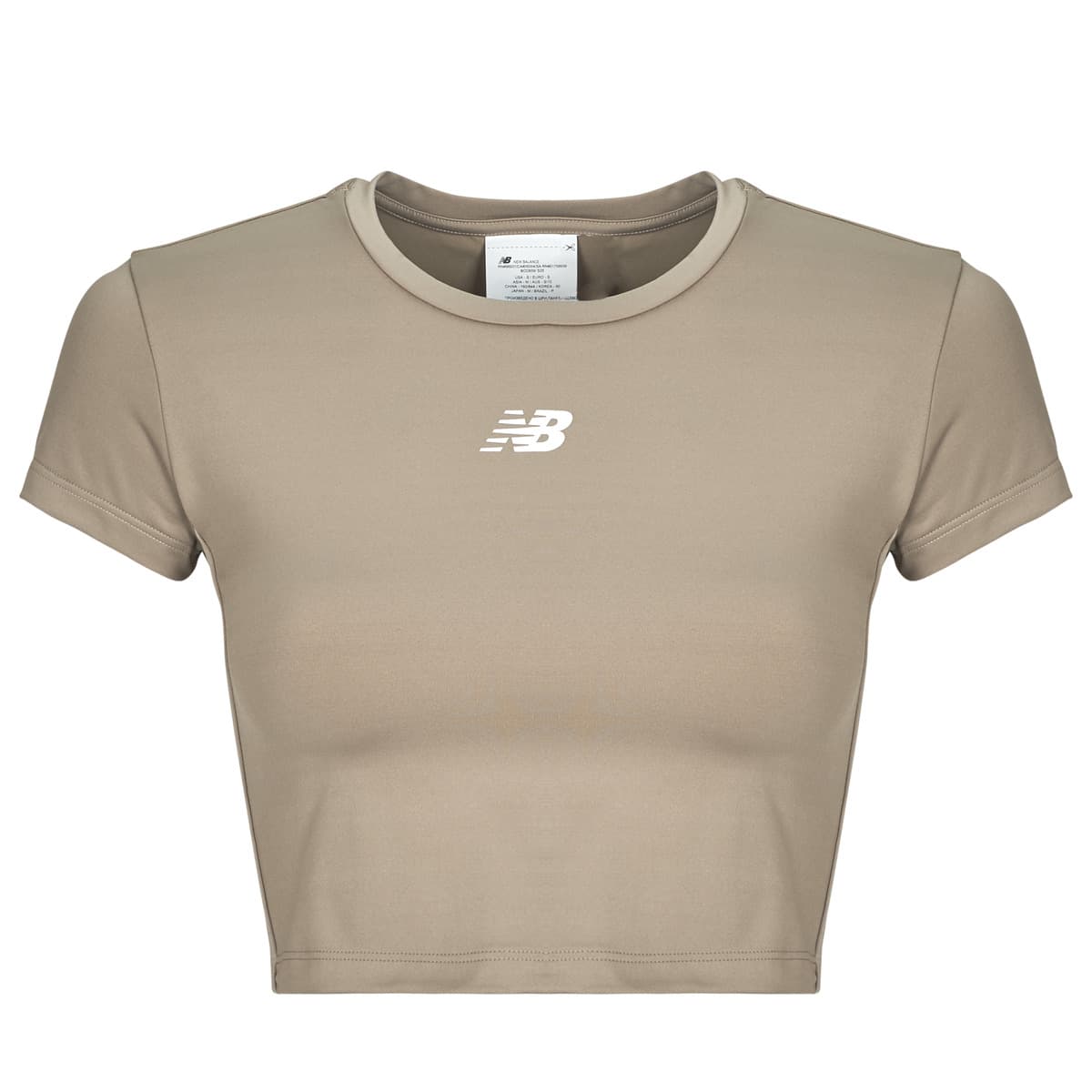 Women's T-Shirts New Balance Beige