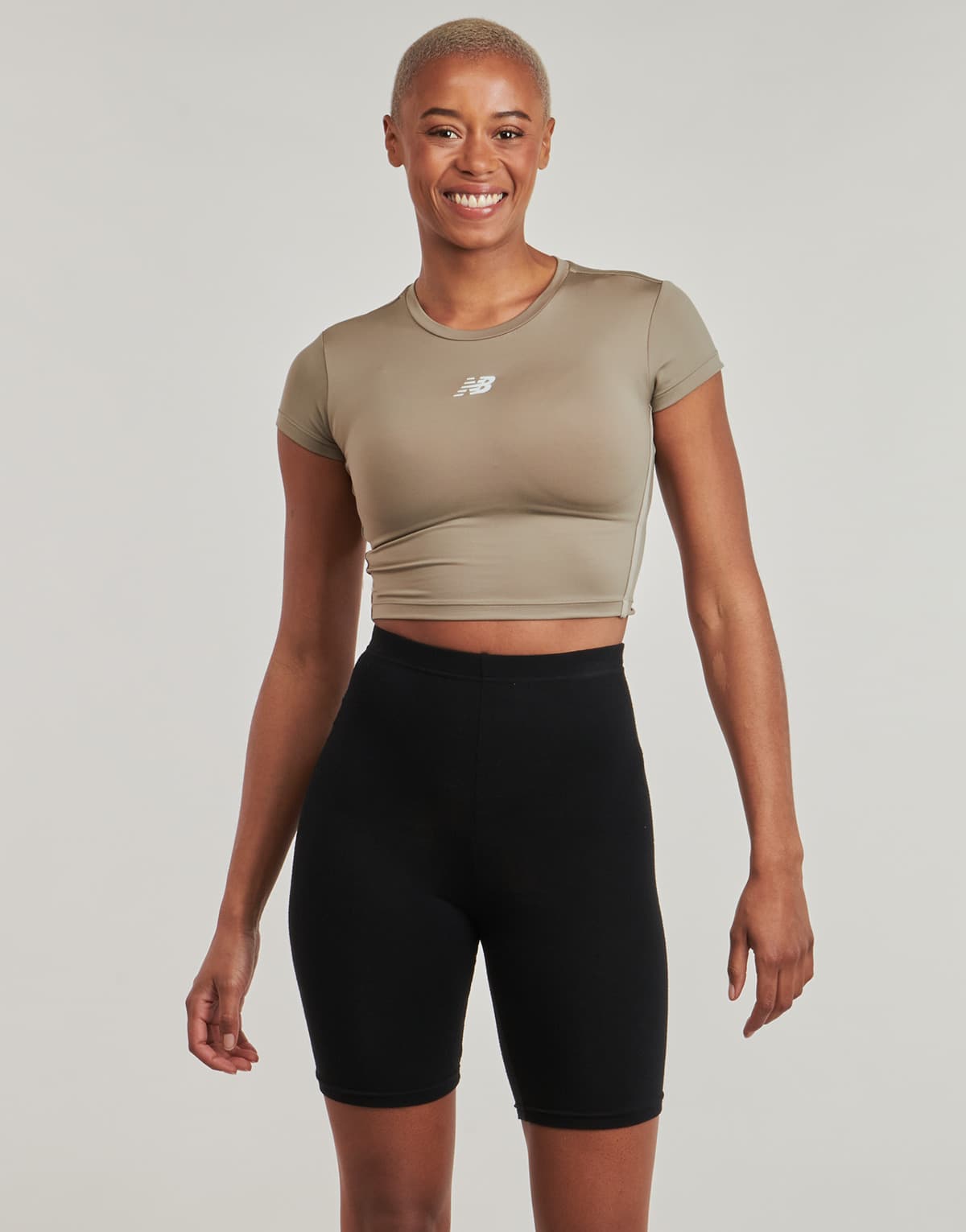 Women's T-Shirts New Balance Beige