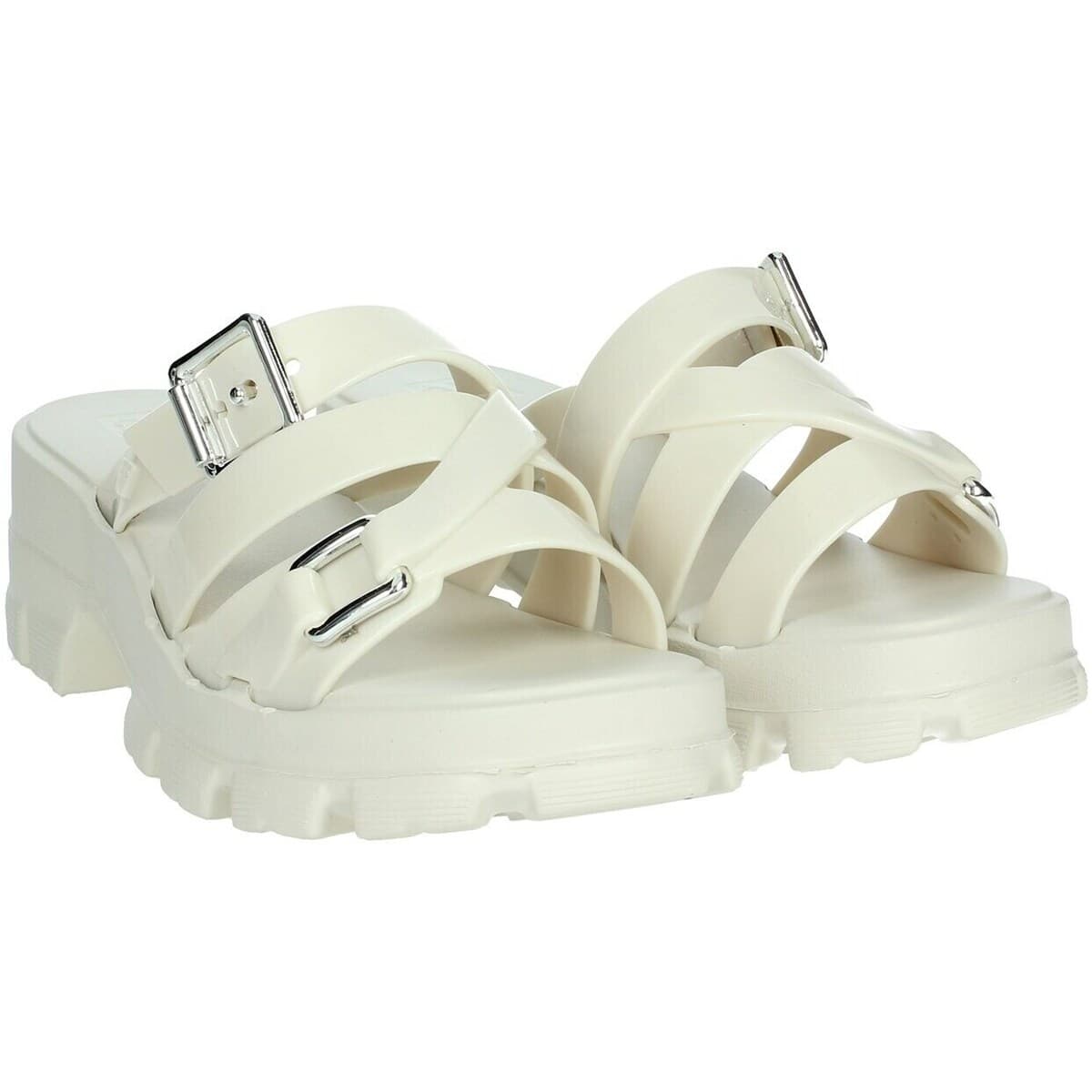 Women's Flip Flops Zaxy White