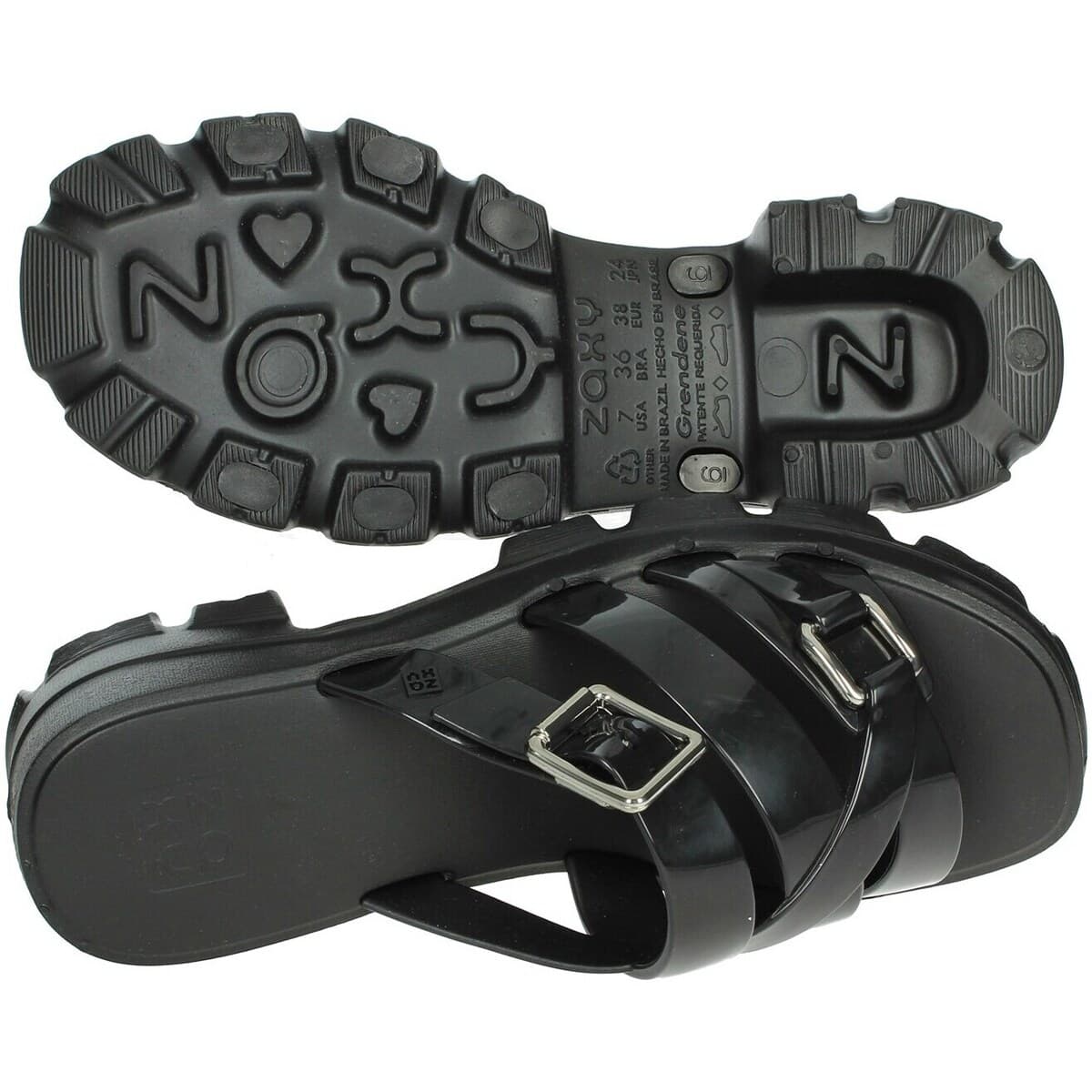 Women's Flip Flops Zaxy Black