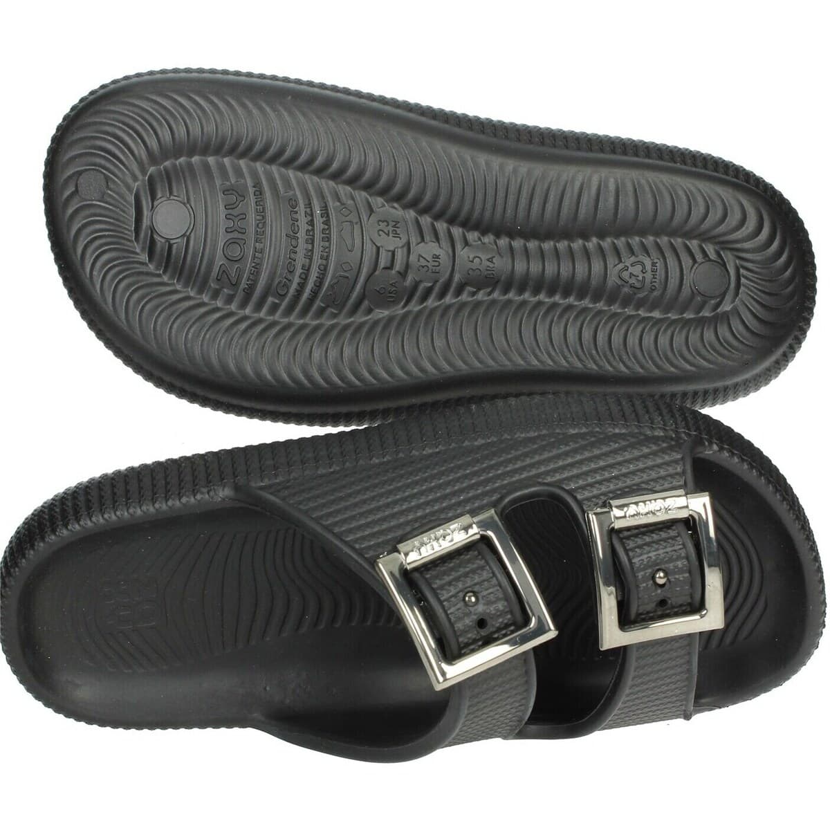 Women's Flip Flops Zaxy Black