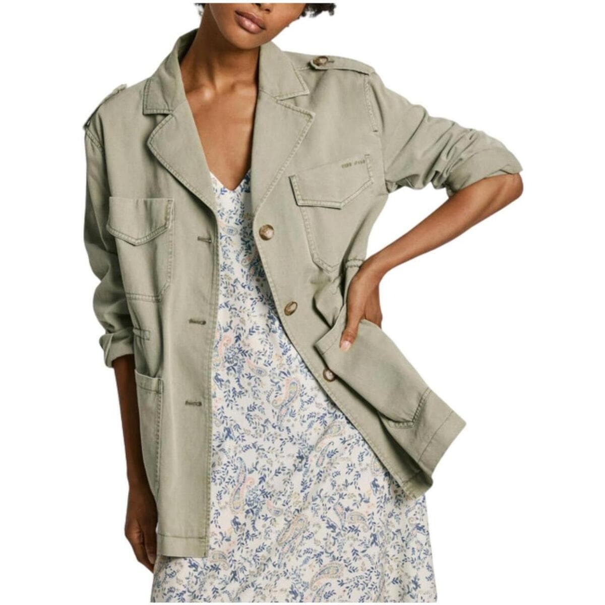 Women's Coats Pepe Jeans Green