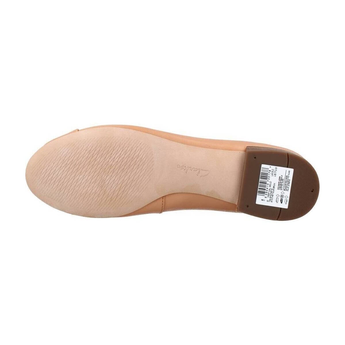 Women's Ballet Flats Clarks Orange