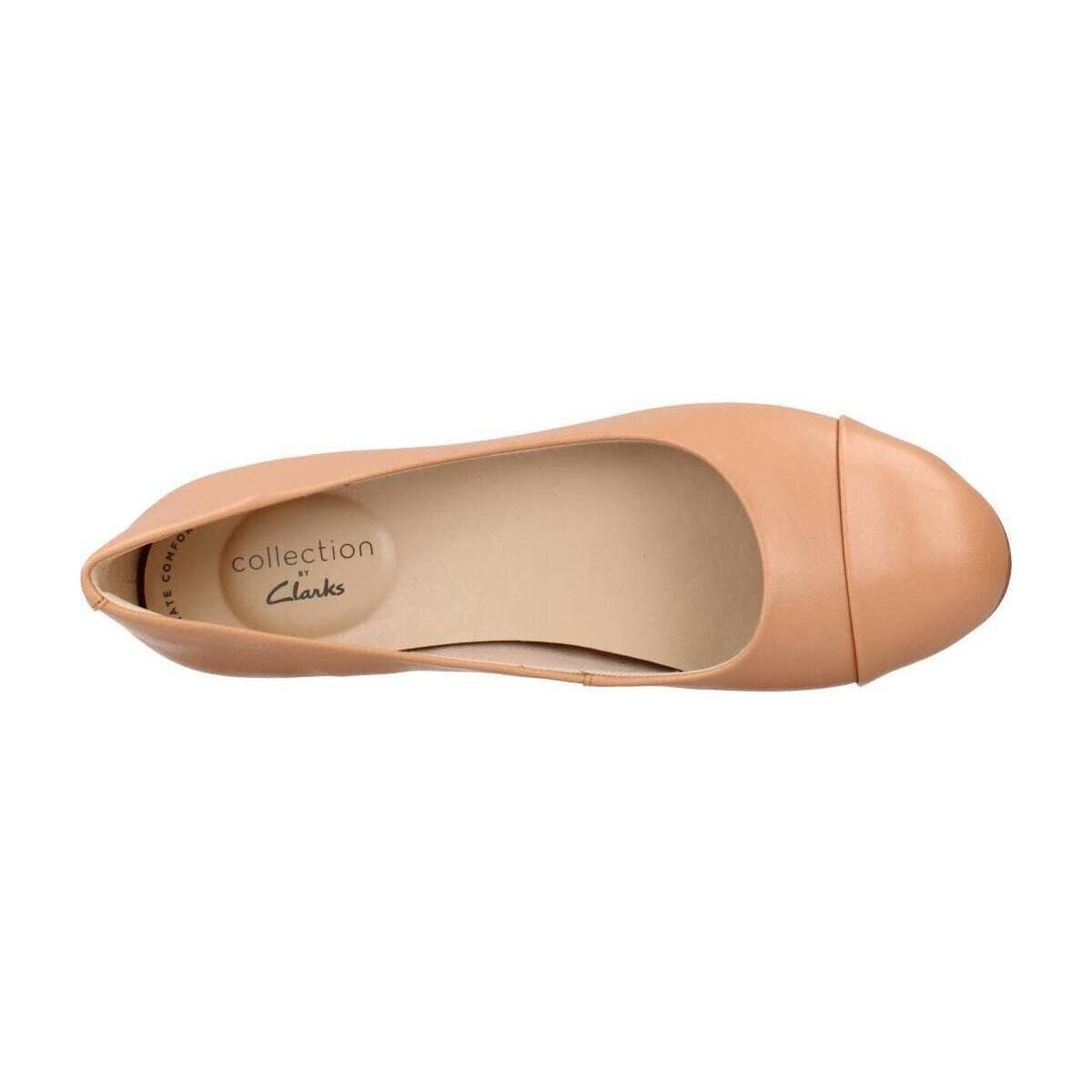Women's Ballet Flats Clarks Orange