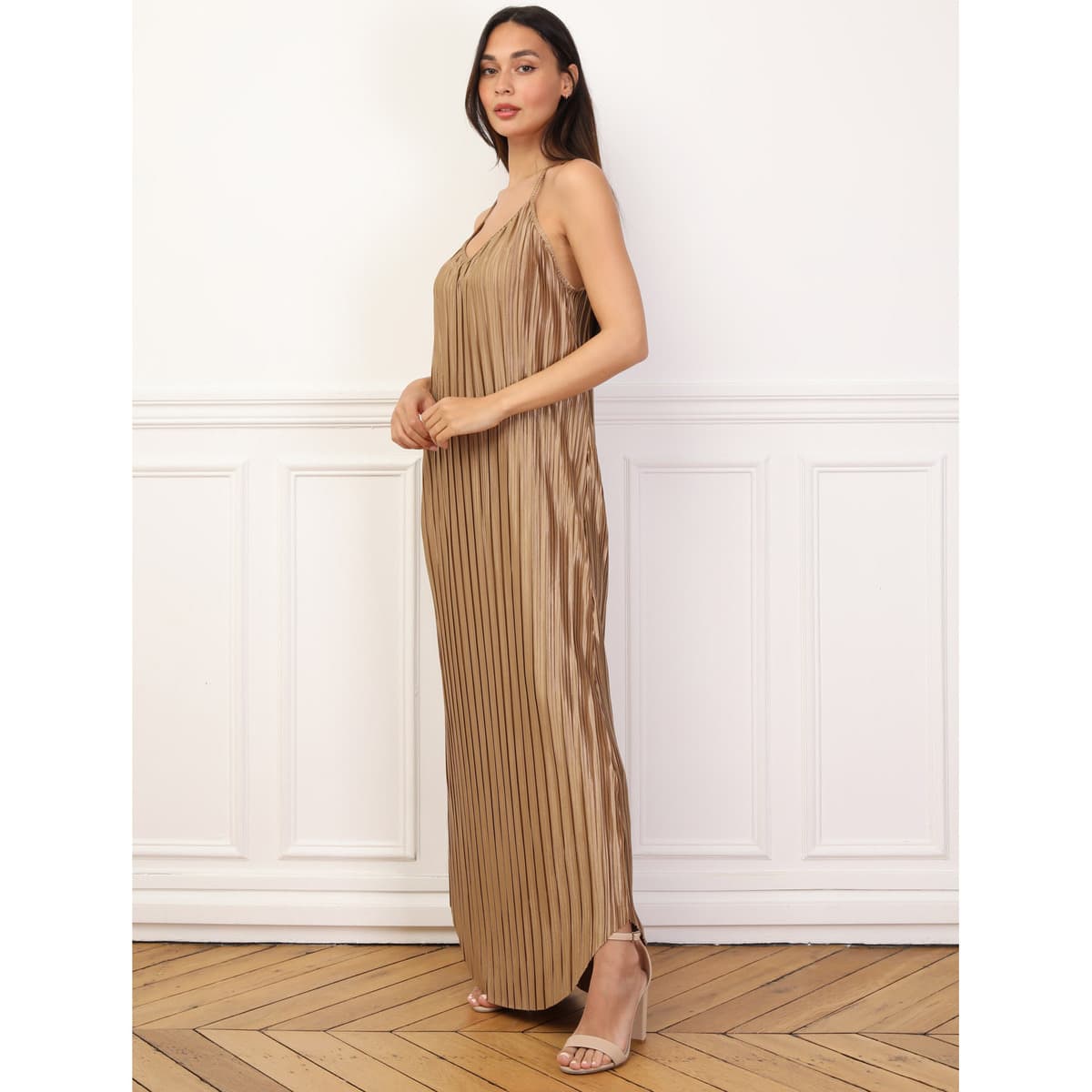 Women's Dresses La Modeuse Beige