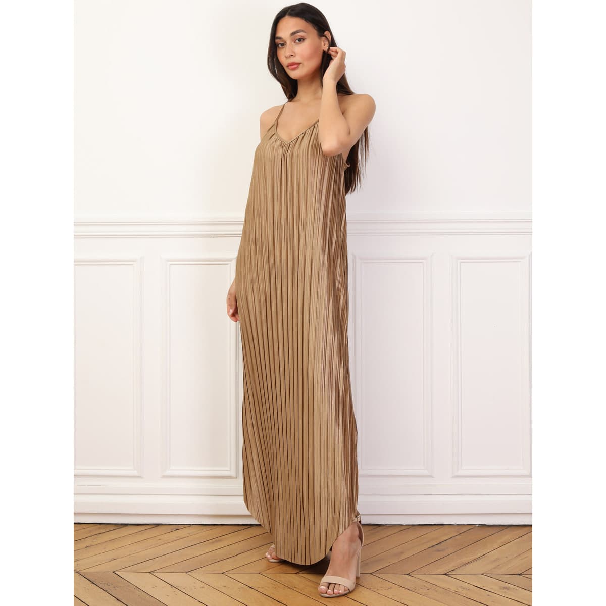 Women's Dresses La Modeuse Beige