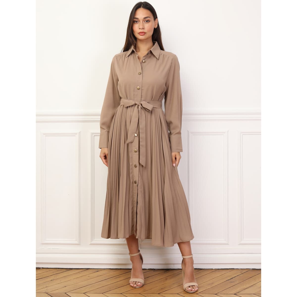 Women's Dresses La Modeuse Beige