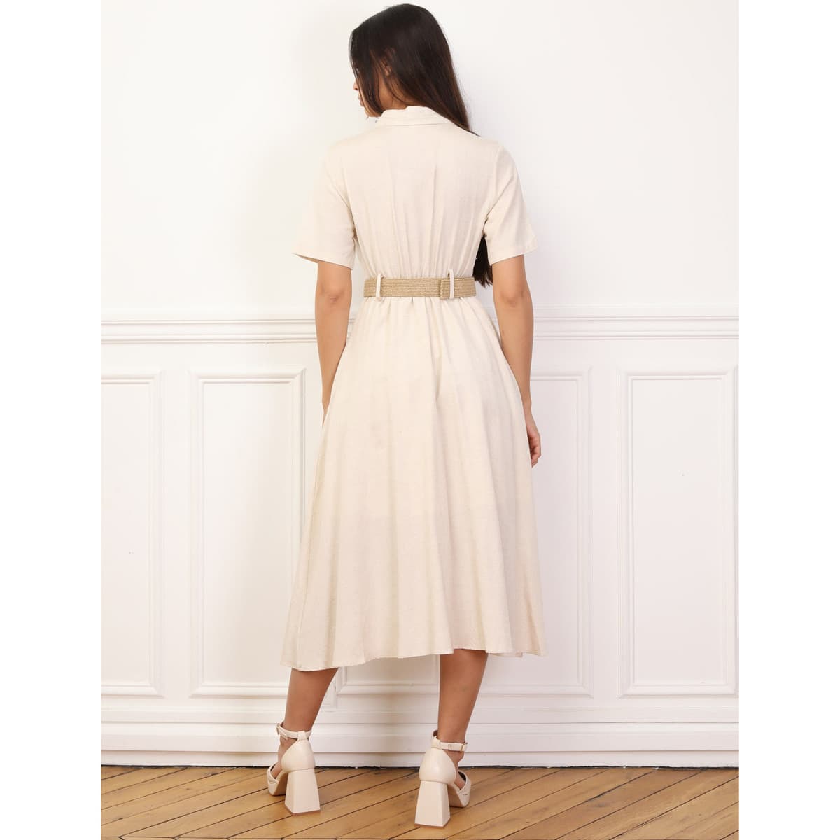 Women's Dresses La Modeuse Beige