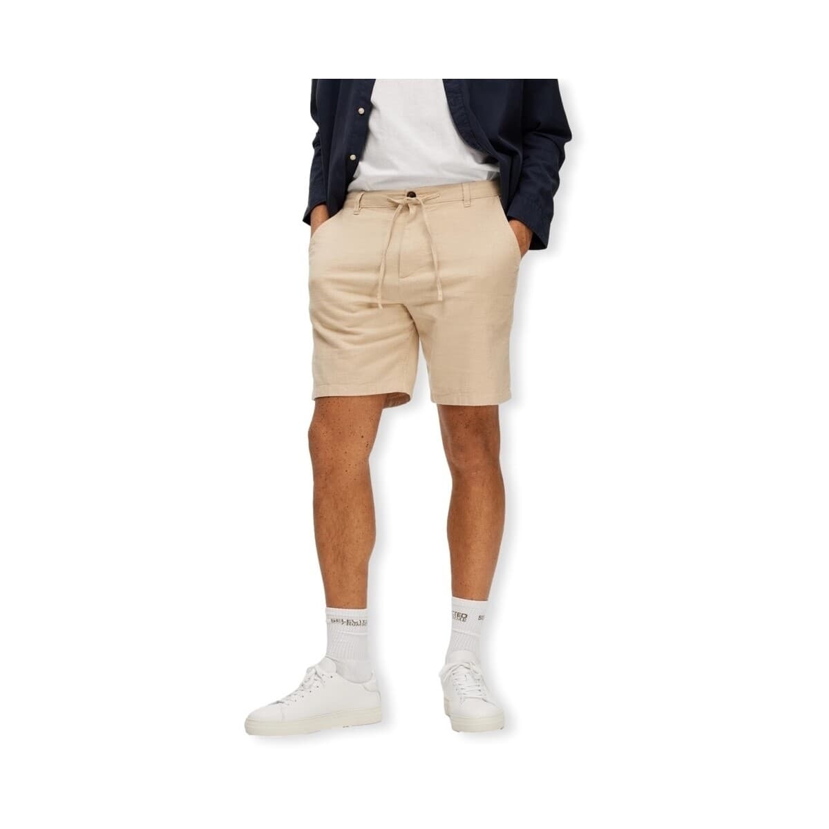Men's Shorts Selected Beige