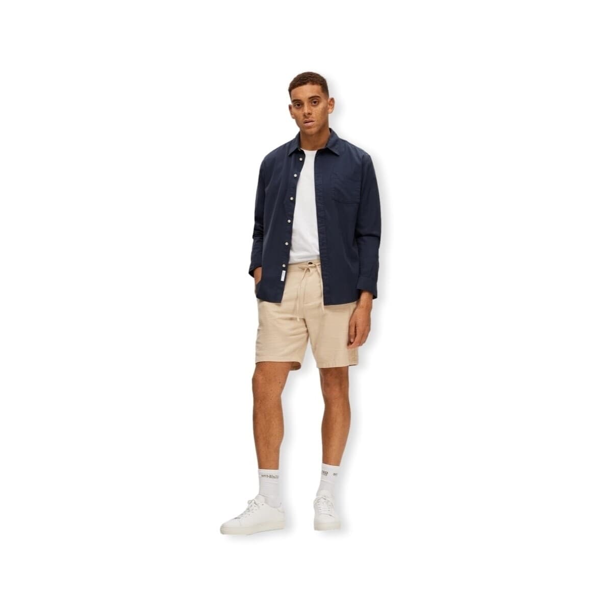 Men's Shorts Selected Beige