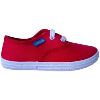 Xαμηλά Sneakers Colores ZAPATILLA LONA 2417 Rojo