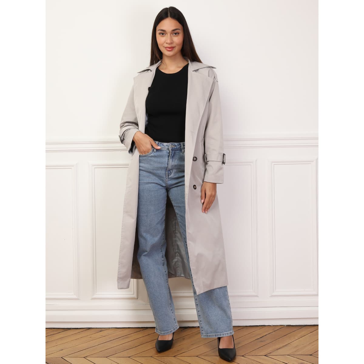 Women's Coats La Modeuse Gray