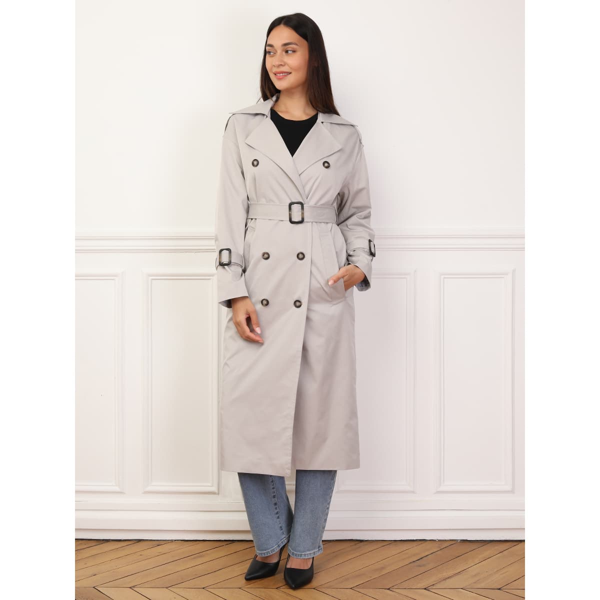 Women's Coats La Modeuse Gray