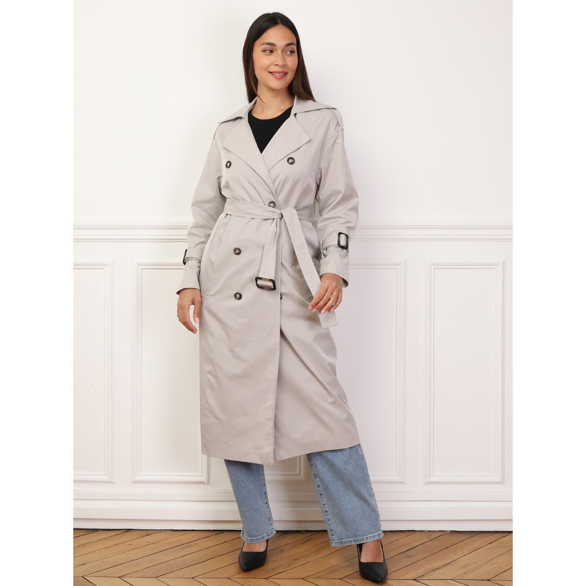 Women's Coats La Modeuse Gray