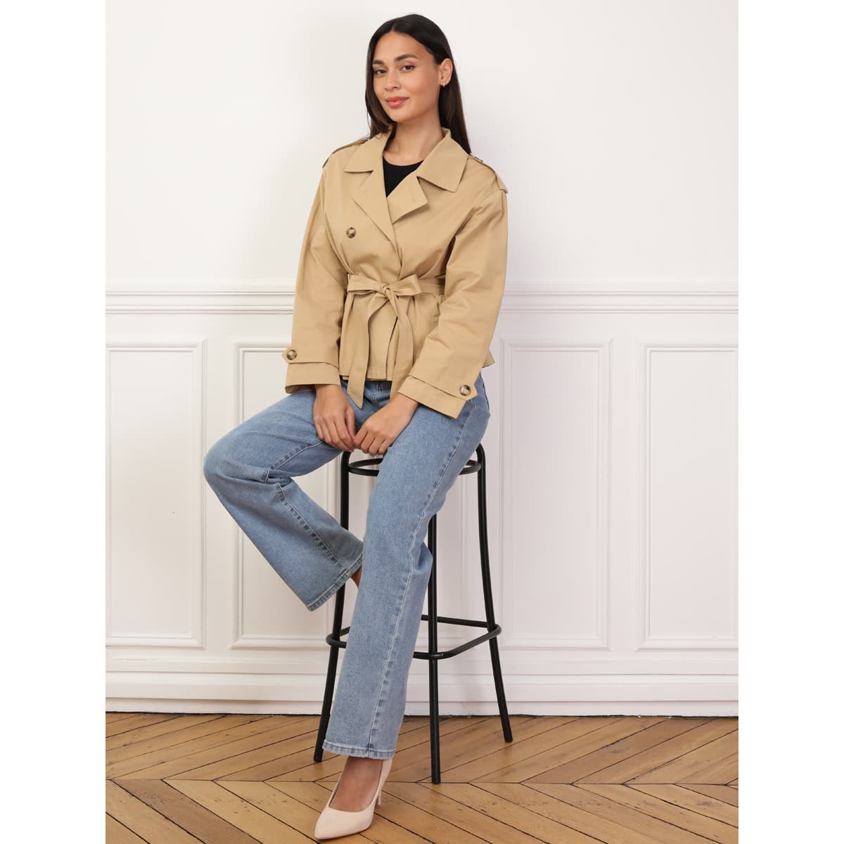 Women's Coats La Modeuse Beige