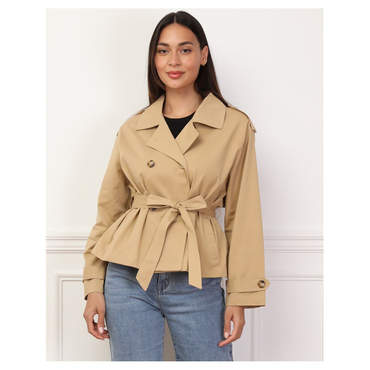 Women's Coats La Modeuse Beige