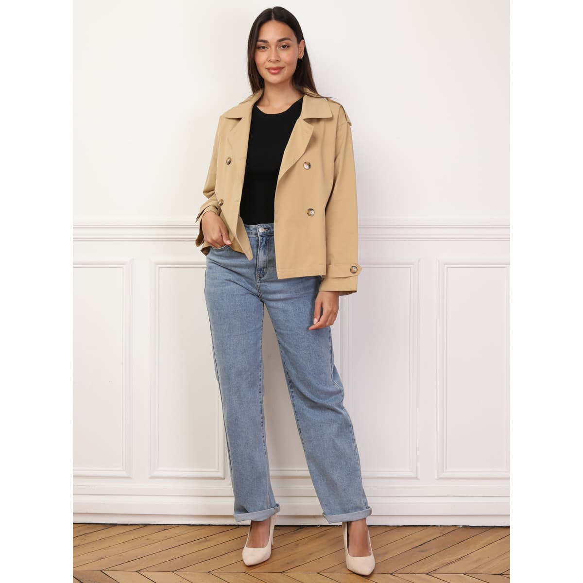 Women's Coats La Modeuse Beige