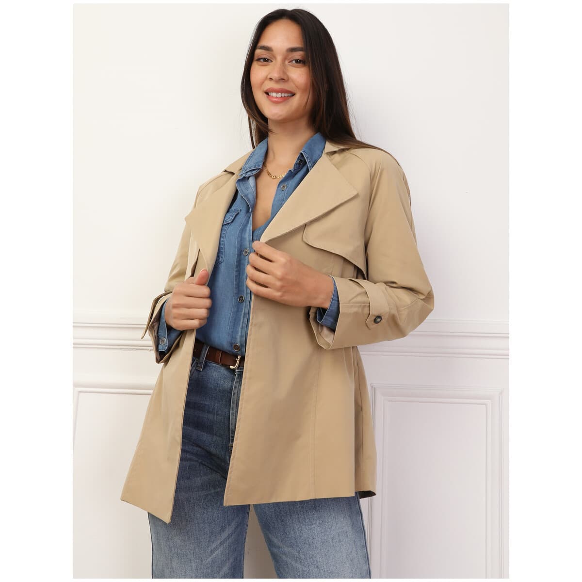 Women's Coats La Modeuse Beige