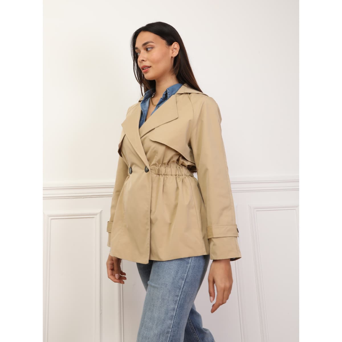 Women's Coats La Modeuse Beige